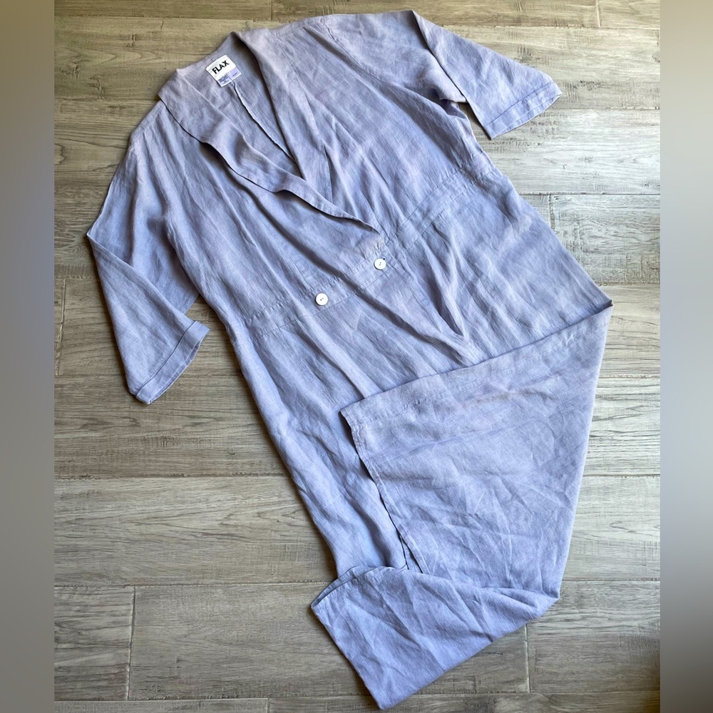 Flax Light Blue Maxi Dress